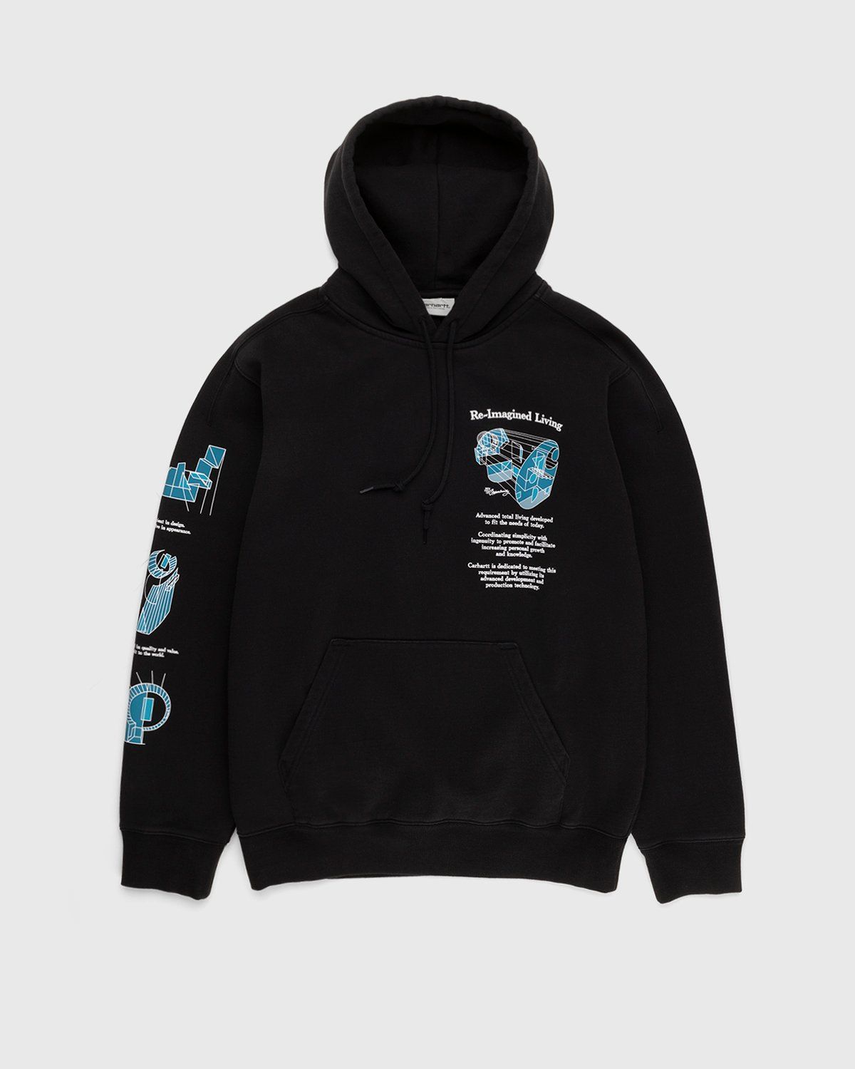Carhartt WIP – Hooded Living Sweat Black - Sweats - Black - Image 1