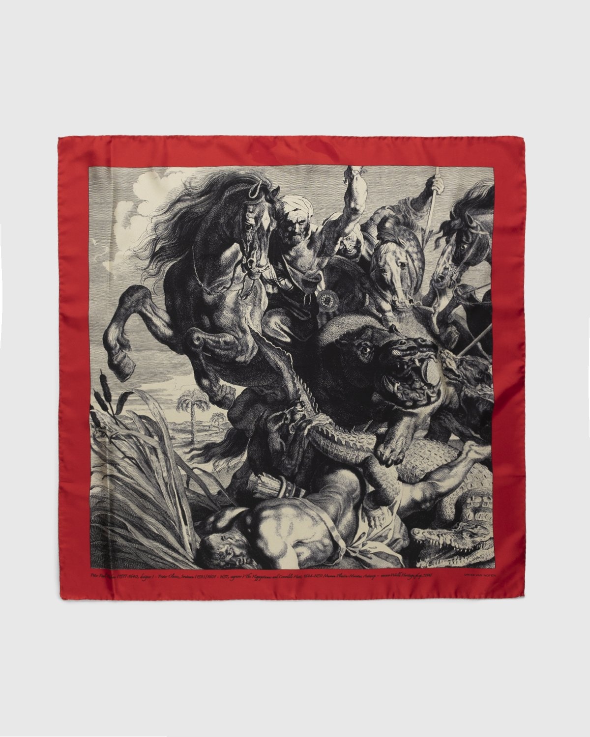 Dries van Noten – Fender Scarf Ecru - Scarves - Grey - Image 2