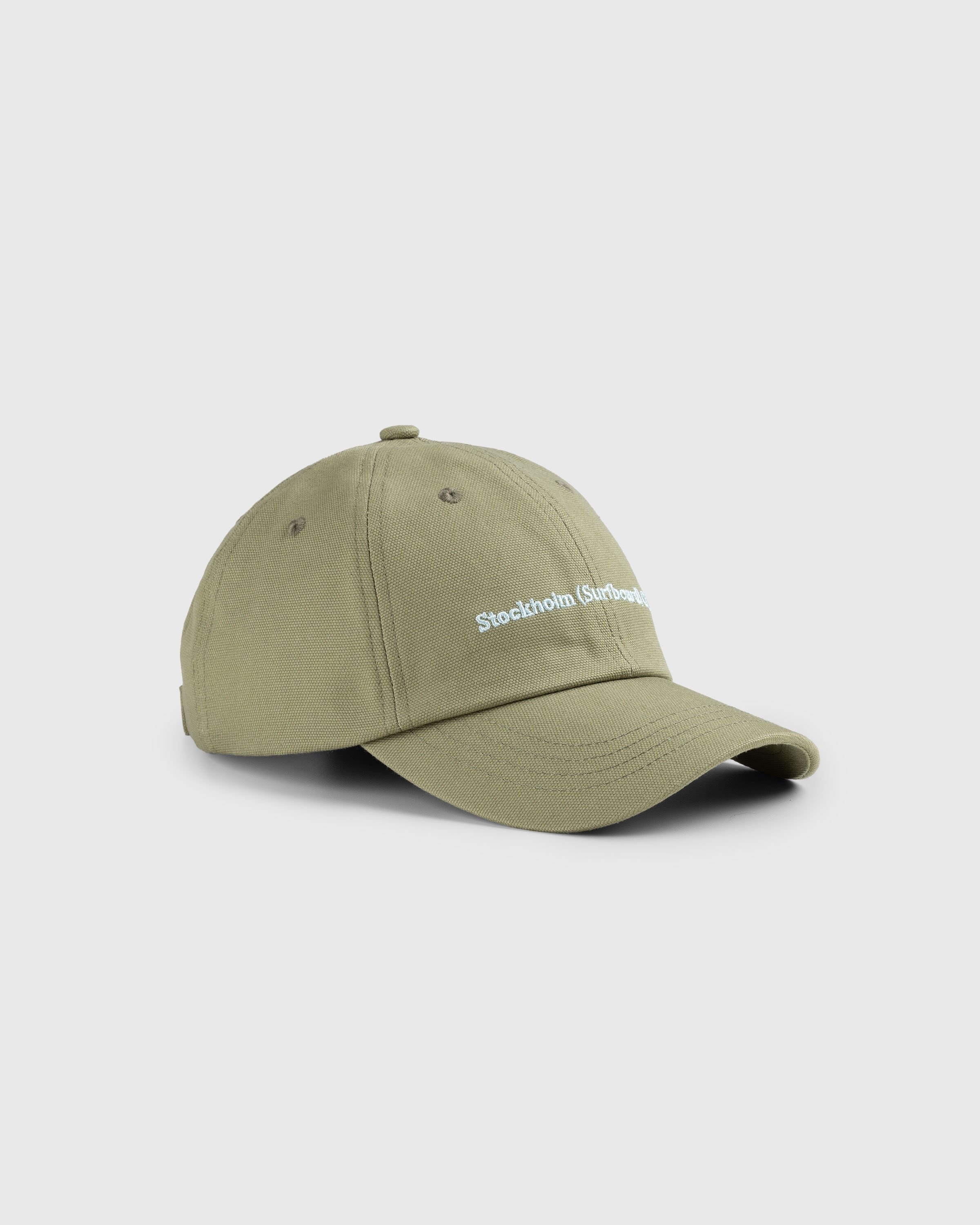 Stockholm Surfboard Club – Pac Cap Olive - Hats - Green - Image 1