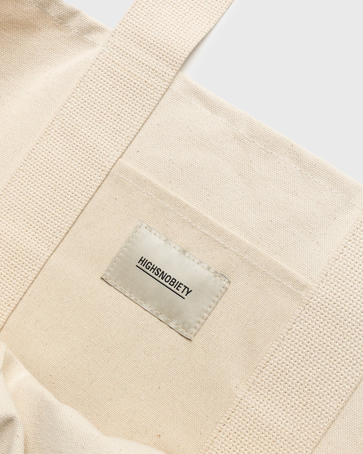 Highsnobiety – XL Canvas "H" Tote Natural - Bags - Beige - Image 5