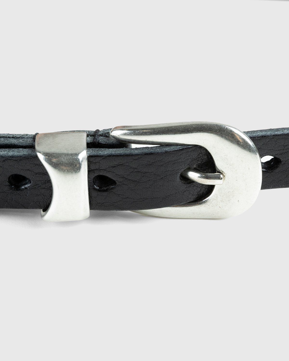 our legacy 2cm belt Black Leather　ベルト