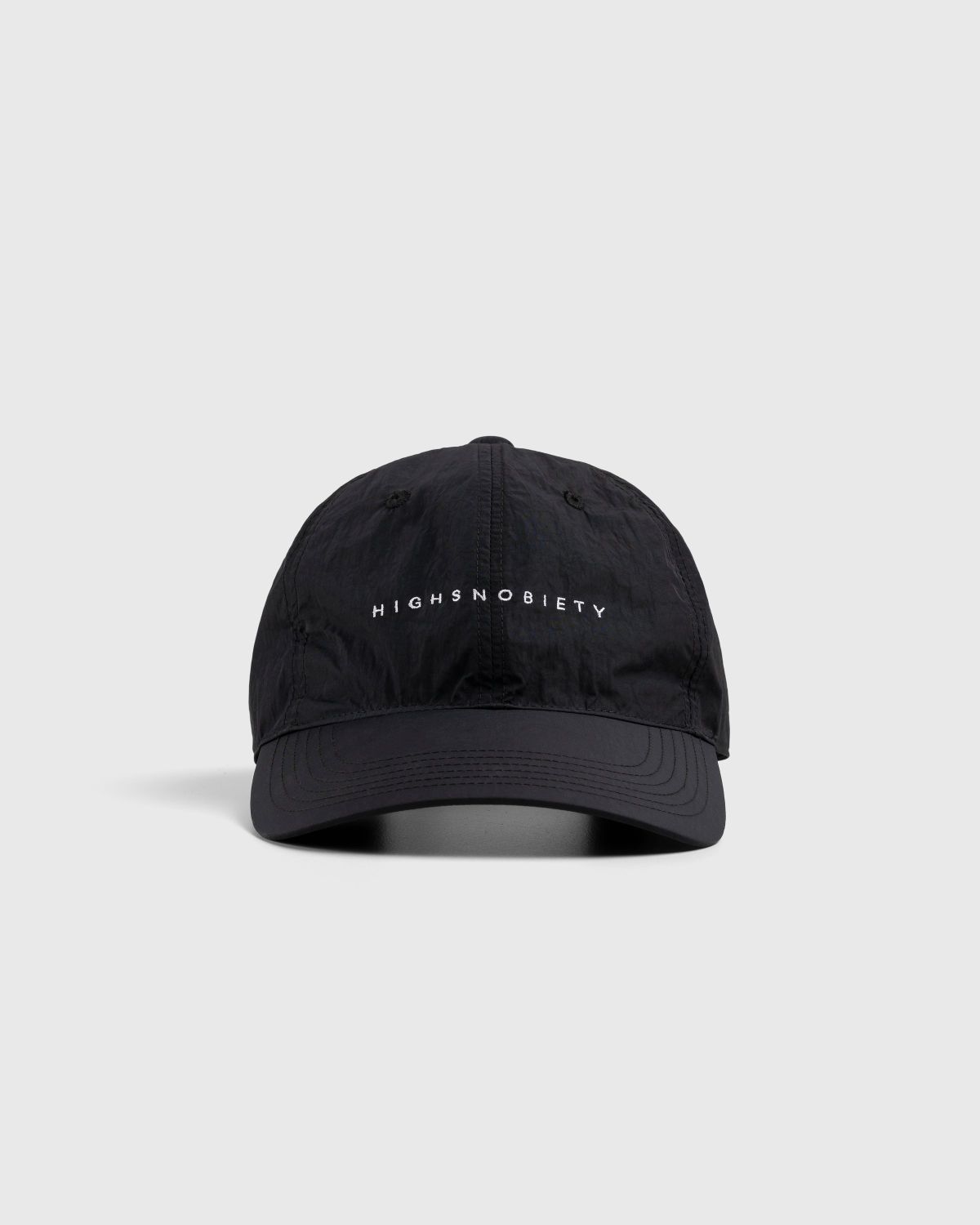 Highsnobiety – Nylon Ball Cap Black - Caps - Black - Image 3