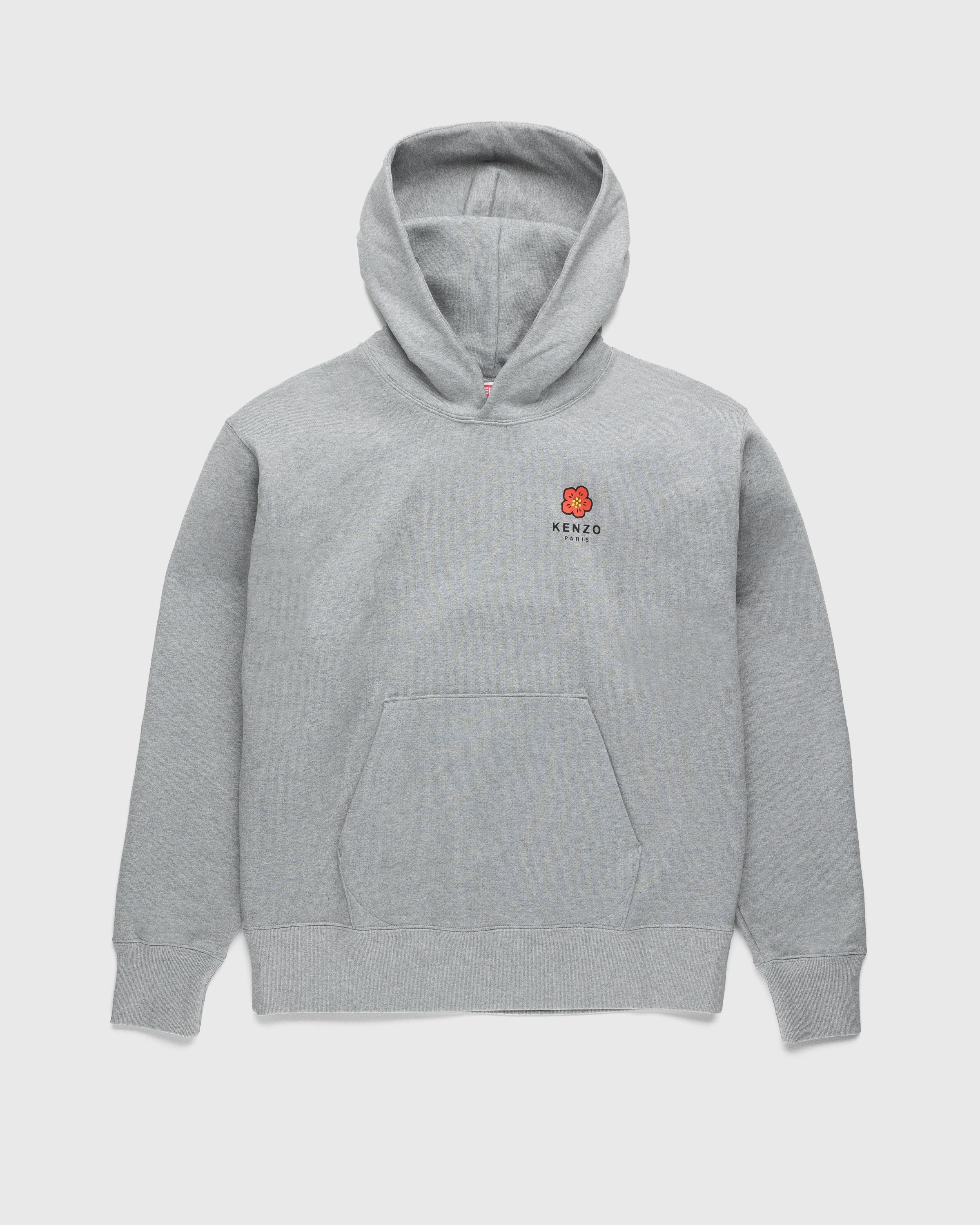Kenzo – Boke Flower Hoodie Pearl Grey - Sweats - Grey - Image 1