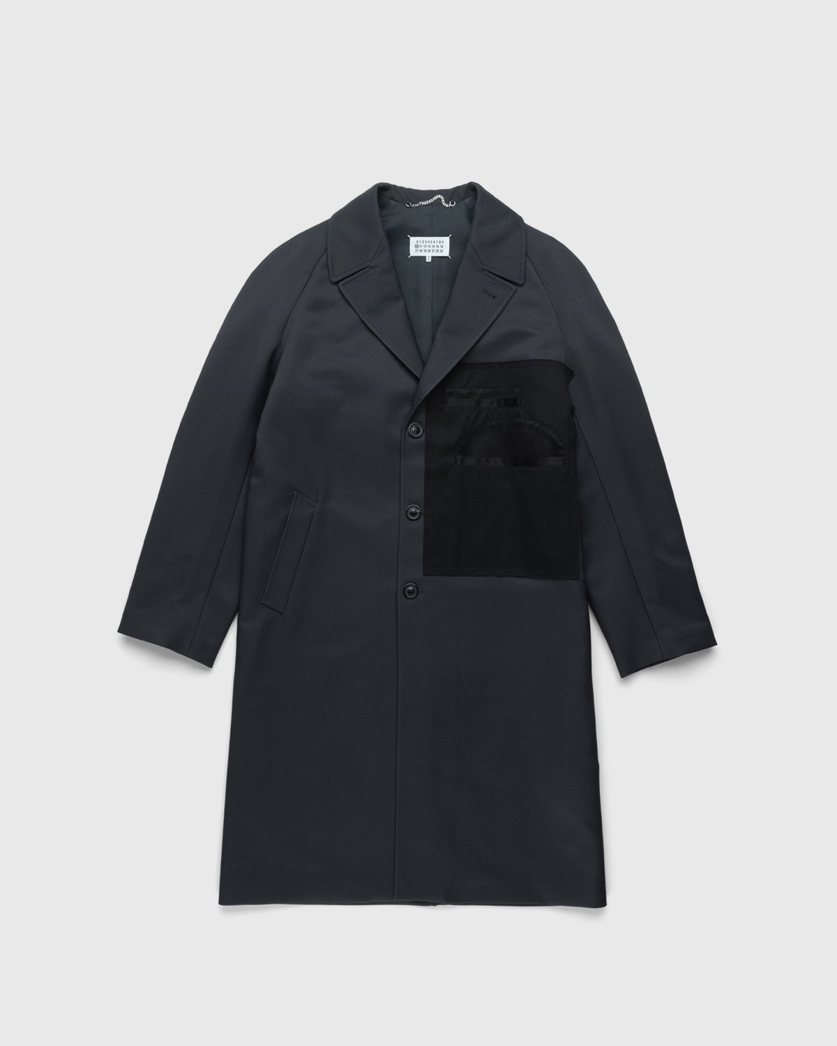 Maison Margiela – Memory Of Twill Coat Dark Grey - Outerwear - Grey - Image 1
