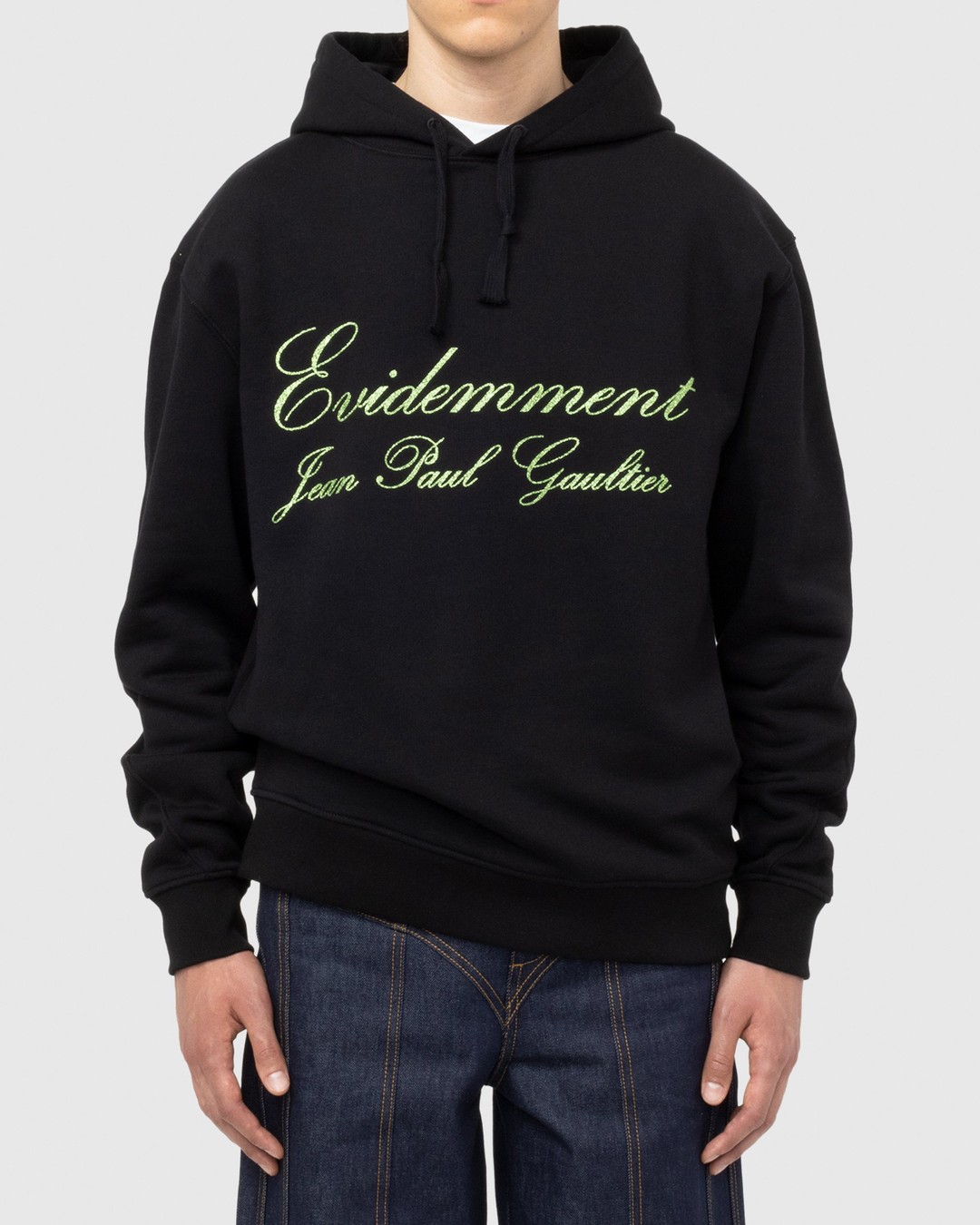 Jean Paul Gaultier – Évidemment Hoodie Black - Sweats - Black - Image 3