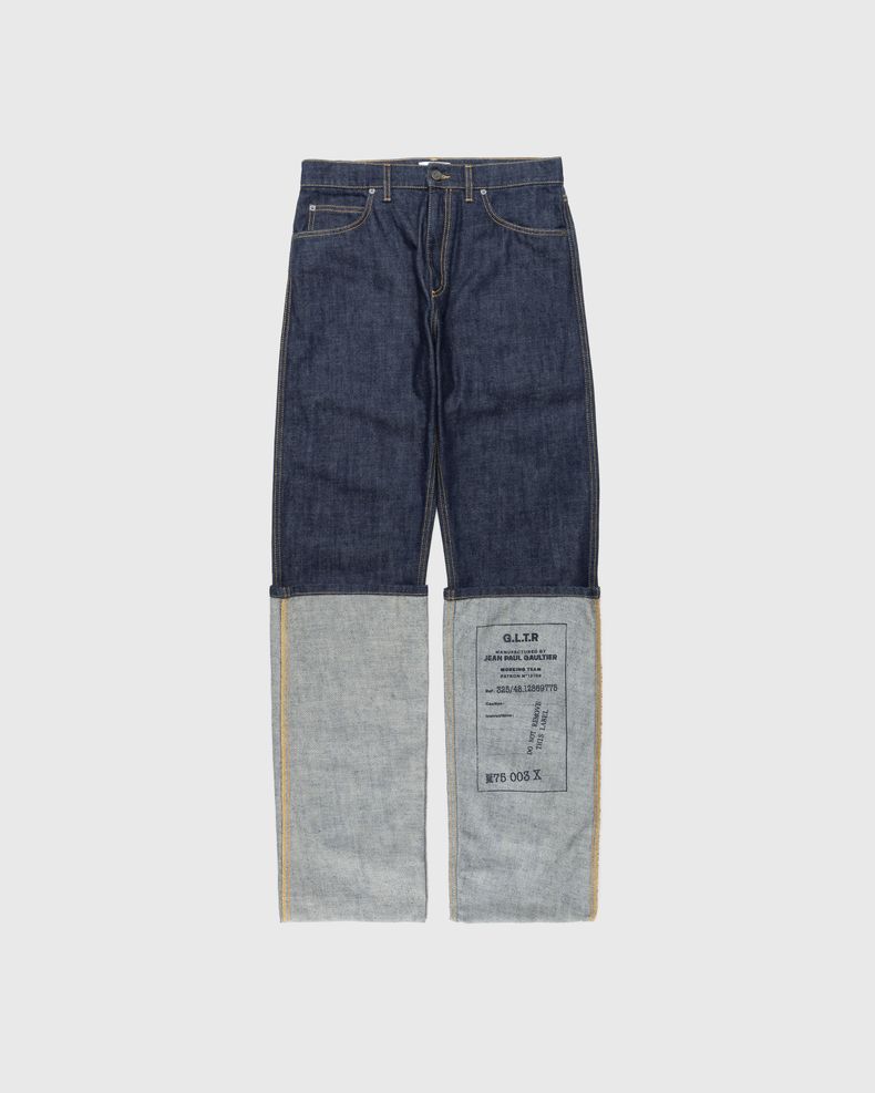 Jean Printed With 325 Indigo