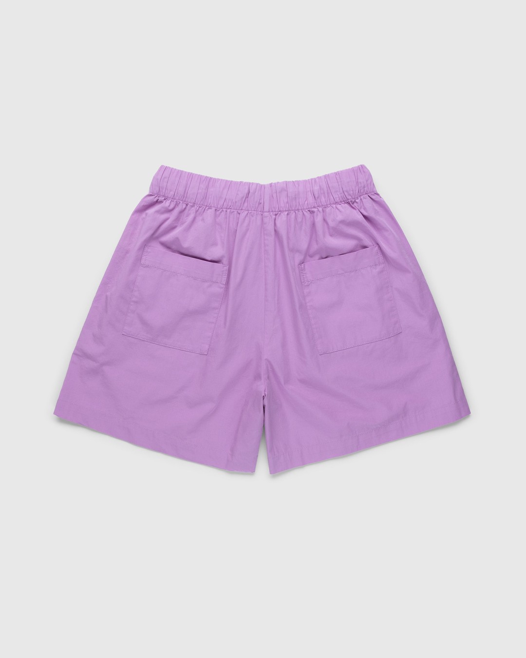 Tekla – Cotton Poplin Pyjamas Shorts Purple Pink - Pyjamas - Pink - Image 2