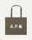 Carhartt WIP x A.P.C. – Alan Shopping Bag - Bags - Green - Image 1