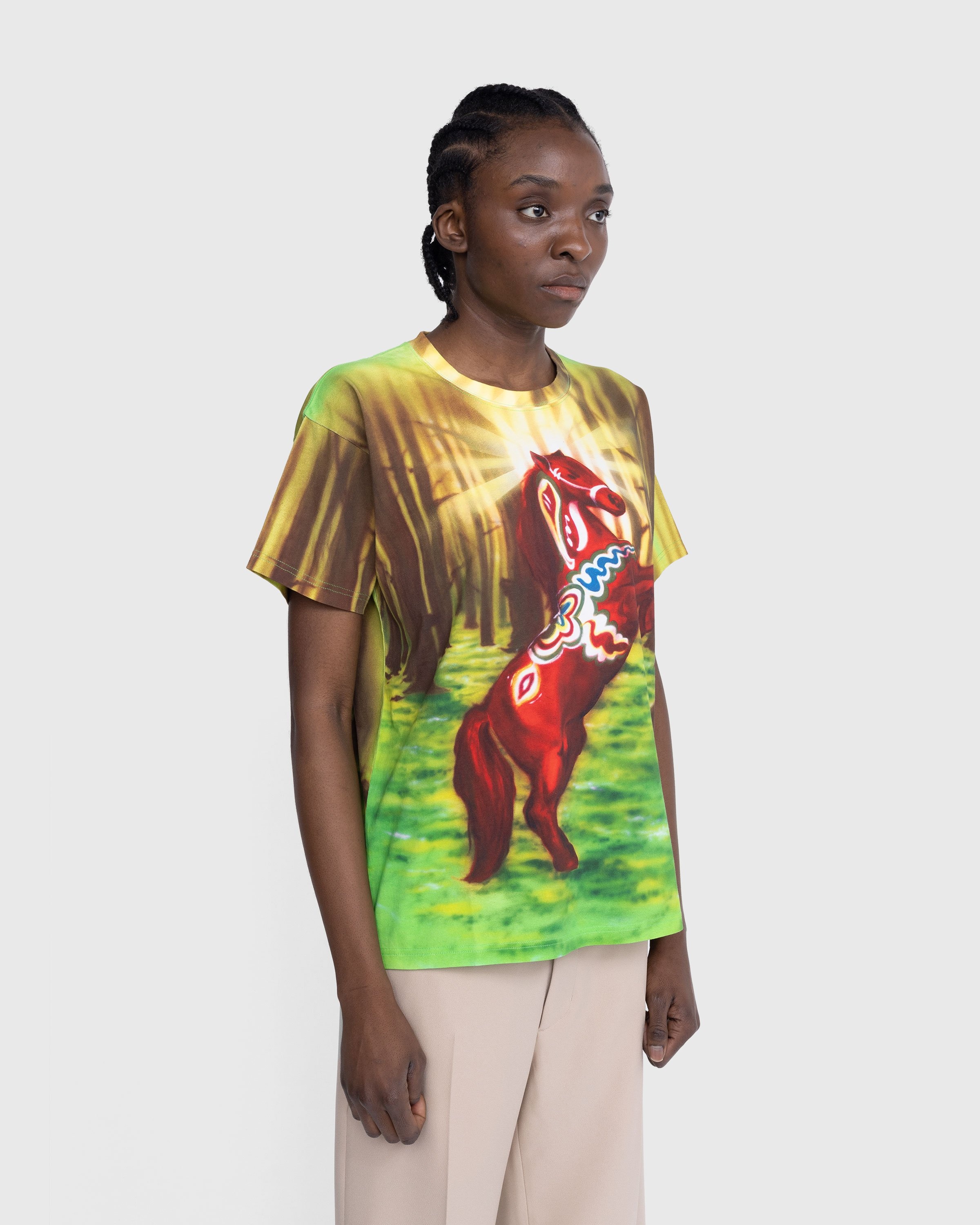 Stockholm Surfboard Club – Horse Airbrush T-Shirt Multi - Tops - Multi - Image 4