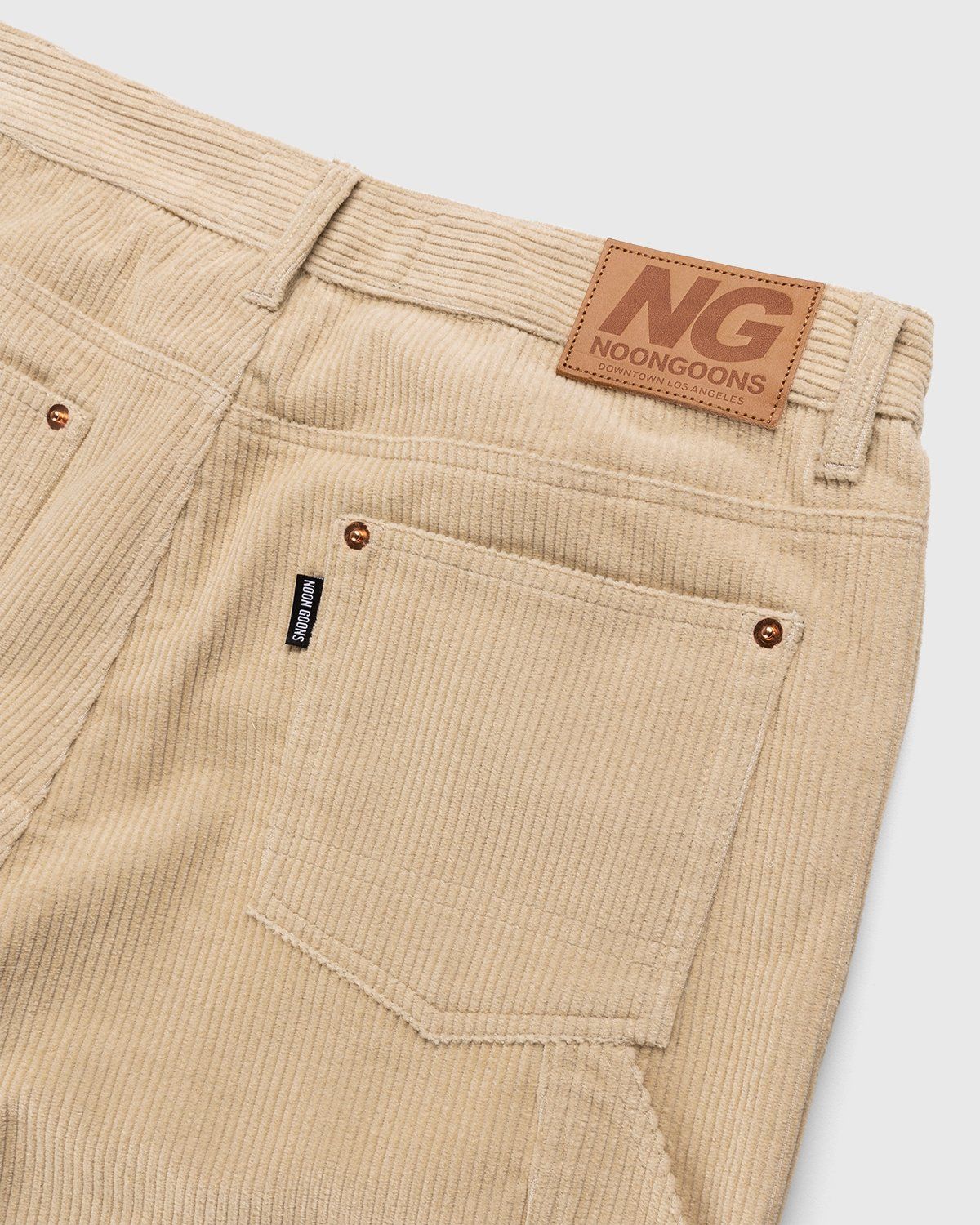 Noon Goons – Sublime Cord Short Overcast - Bermuda Cuts - Beige - Image 6