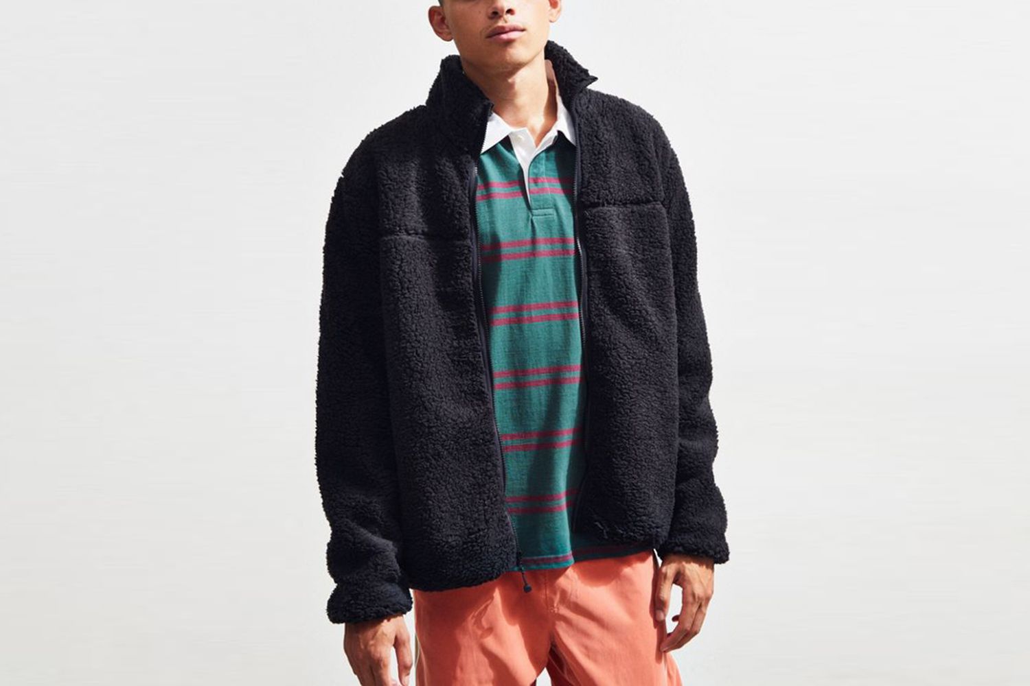 Zip-Up Sherpa Jacket