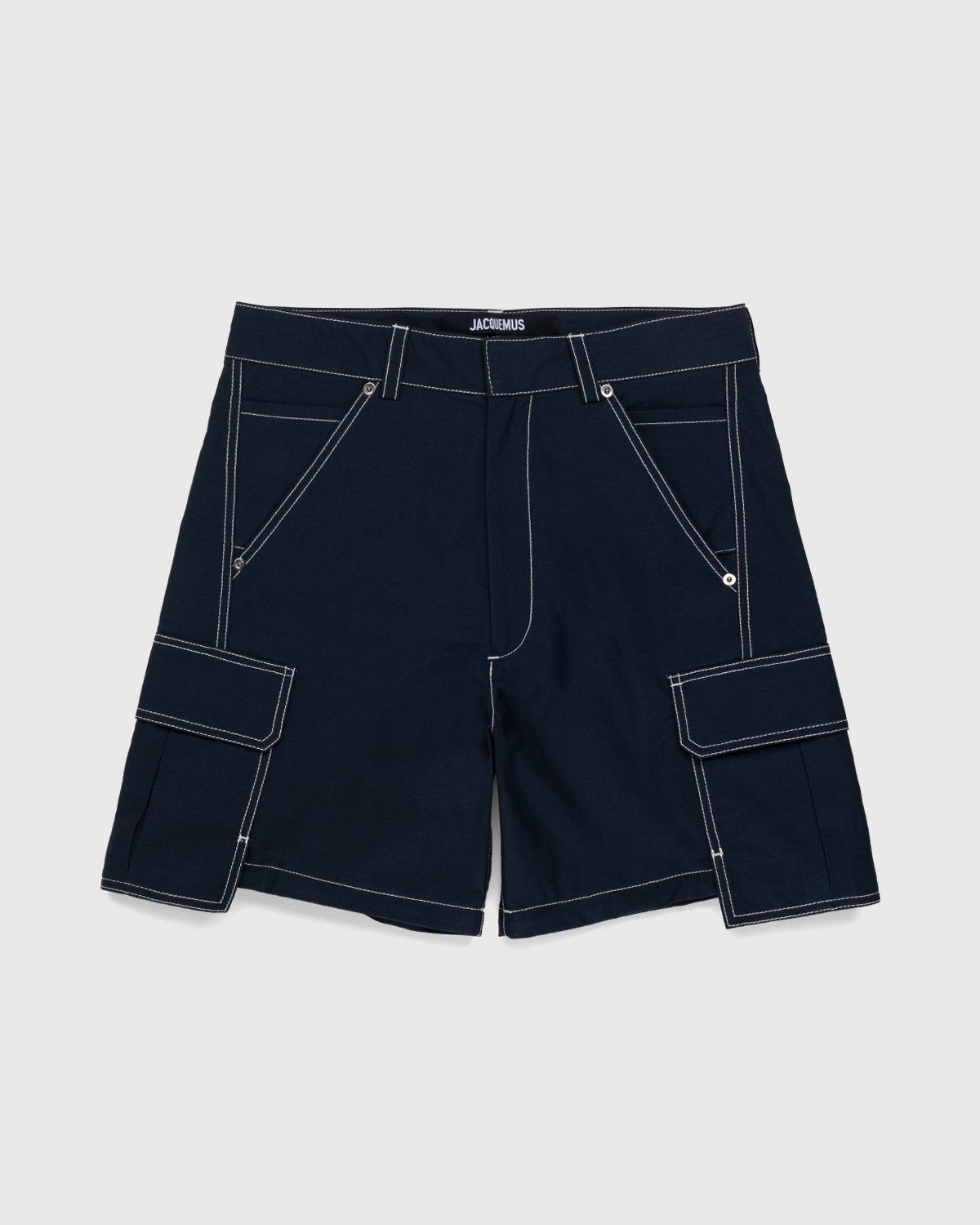 JACQUEMUS – Le Pantalon Peche Navy - Cargo Pants - Blue - Image 3