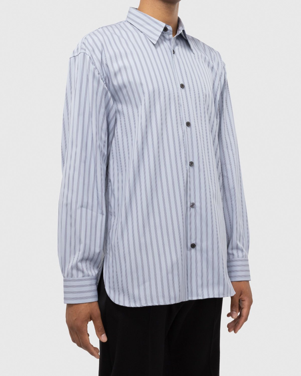 Dries van Noten – Croom Shirt Blue - Shirts - Blue - Image 3