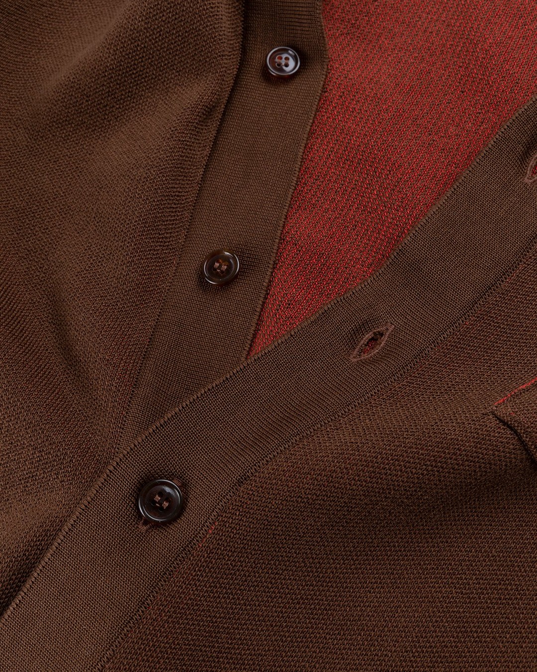 Carne Bollente – Upside Down Knit Shirt Brown - Shortsleeve Shirts - Brown - Image 7