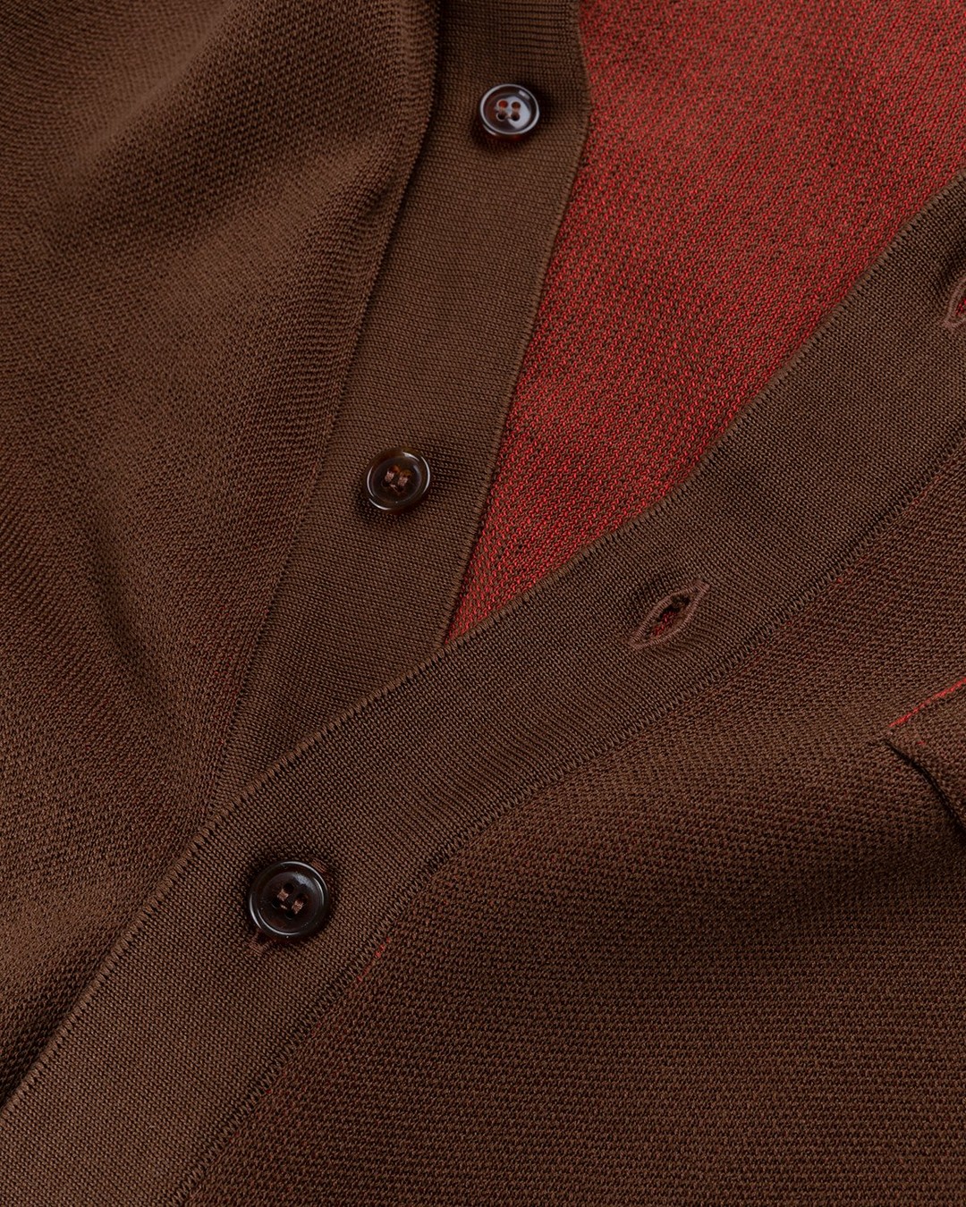 Carne Bollente – Upside Down Knit Shirt Brown - Knitwear - Brown - Image 7