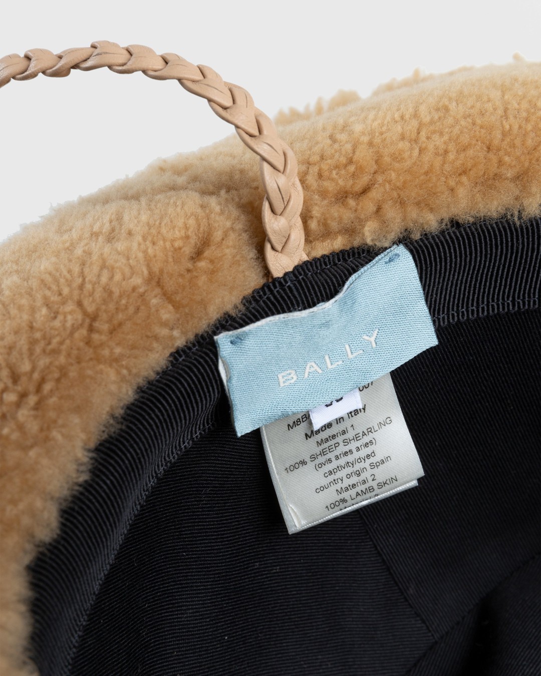 Bally – Shearling Hat Brown - Hats - Brown - Image 4