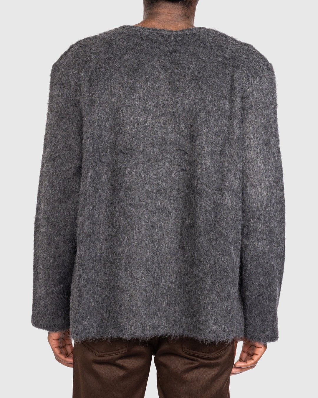 Our Legacy – Double Lock U Neck Sweater Ash Grey | Highsnobiety Shop