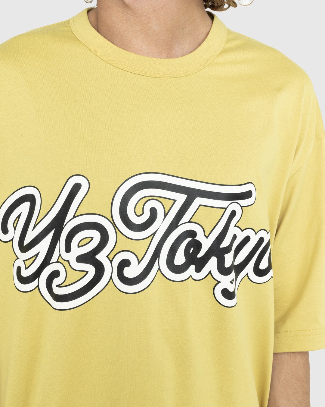 Y-3 – Tokyo T-Shirt Blanch Yellow - Tops - Yellow - Image 4