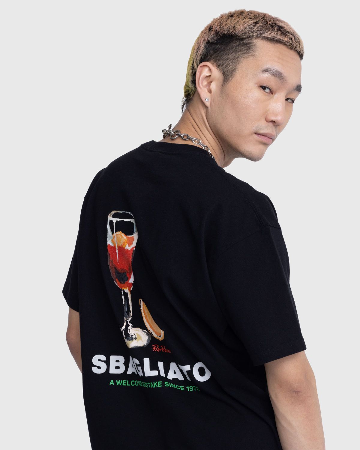 Bar Basso x Highsnobiety – Sbagliato T-Shirt Black - Tops - Black - Image 6