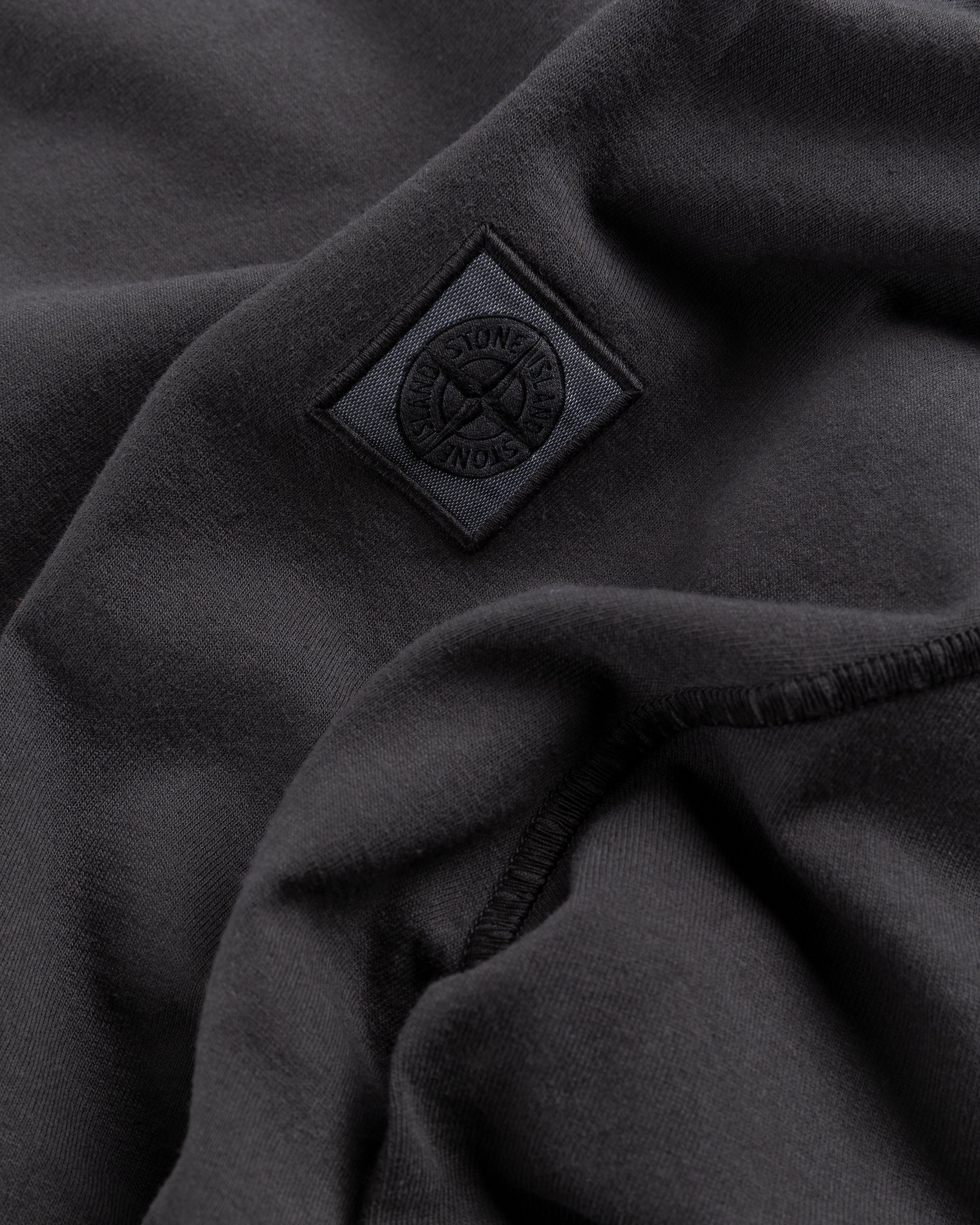 Stone Island – Fissato Longsleeve T-Shirt Charcoal - Longsleeves - Grey - Image 5