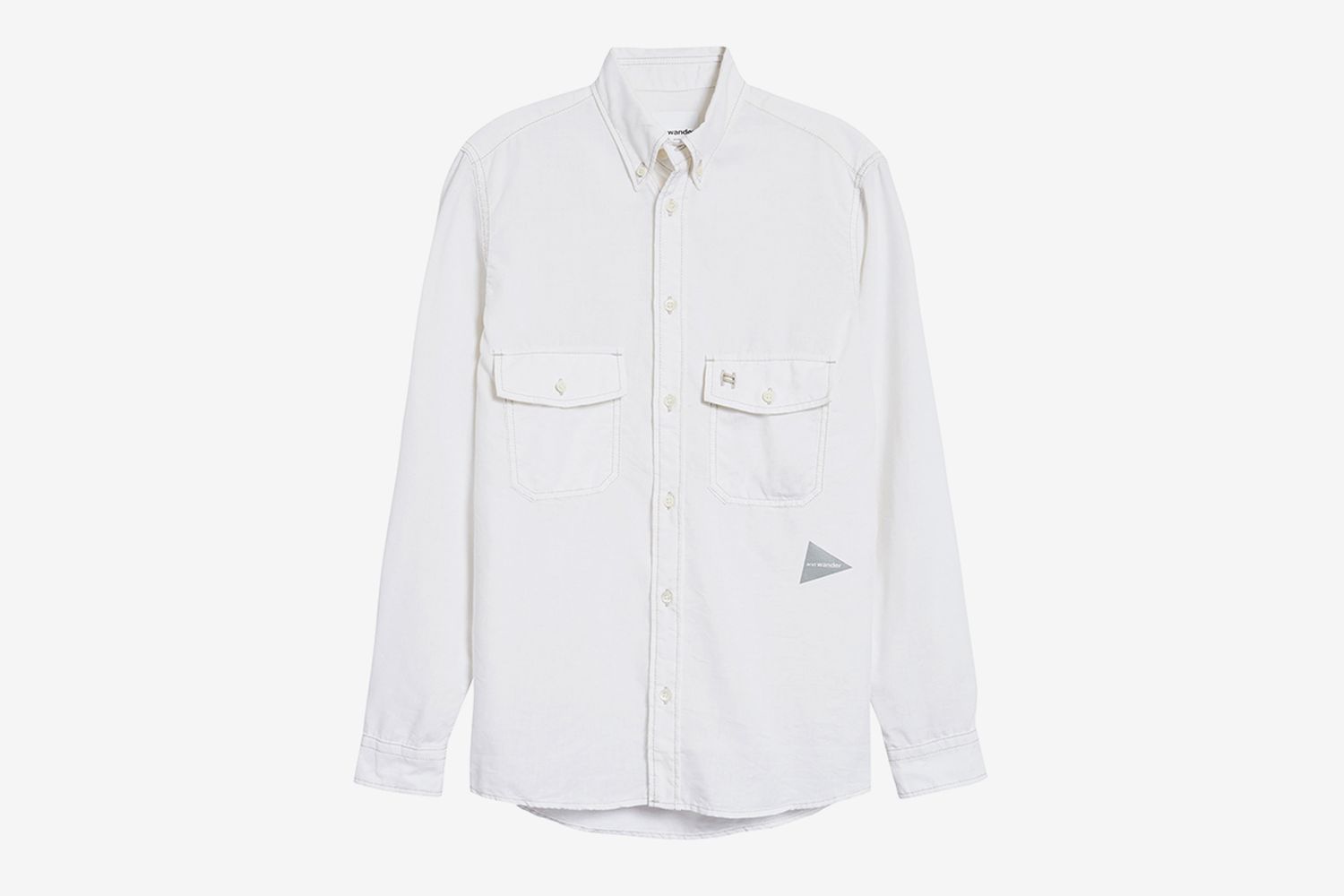 Dry Linen Blend Button-Down Shirt