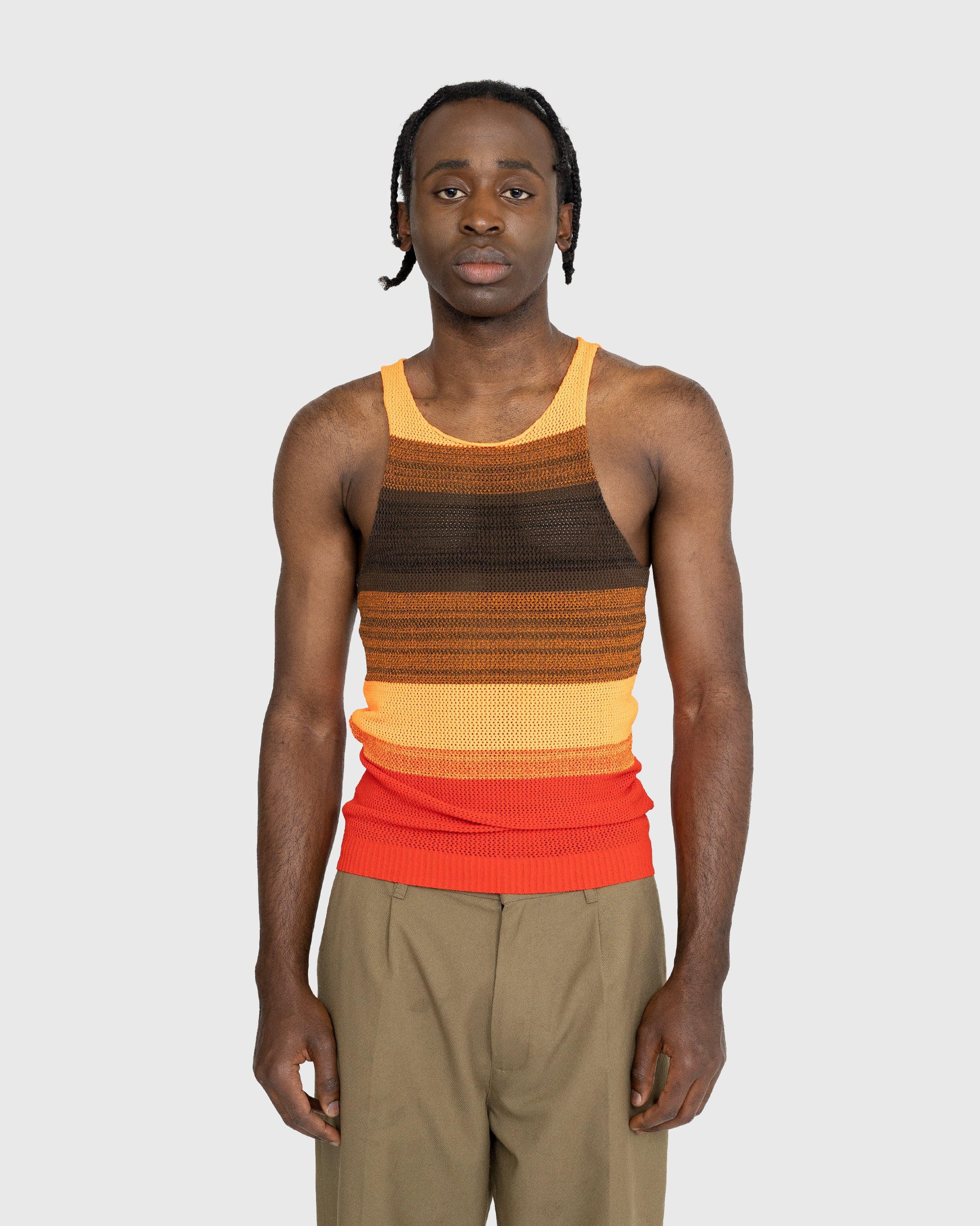 AGR – Power + Passion Elastic Tank - Tank Tops - Orange - Image 3