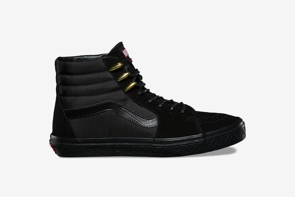 Black panther marvel vans top