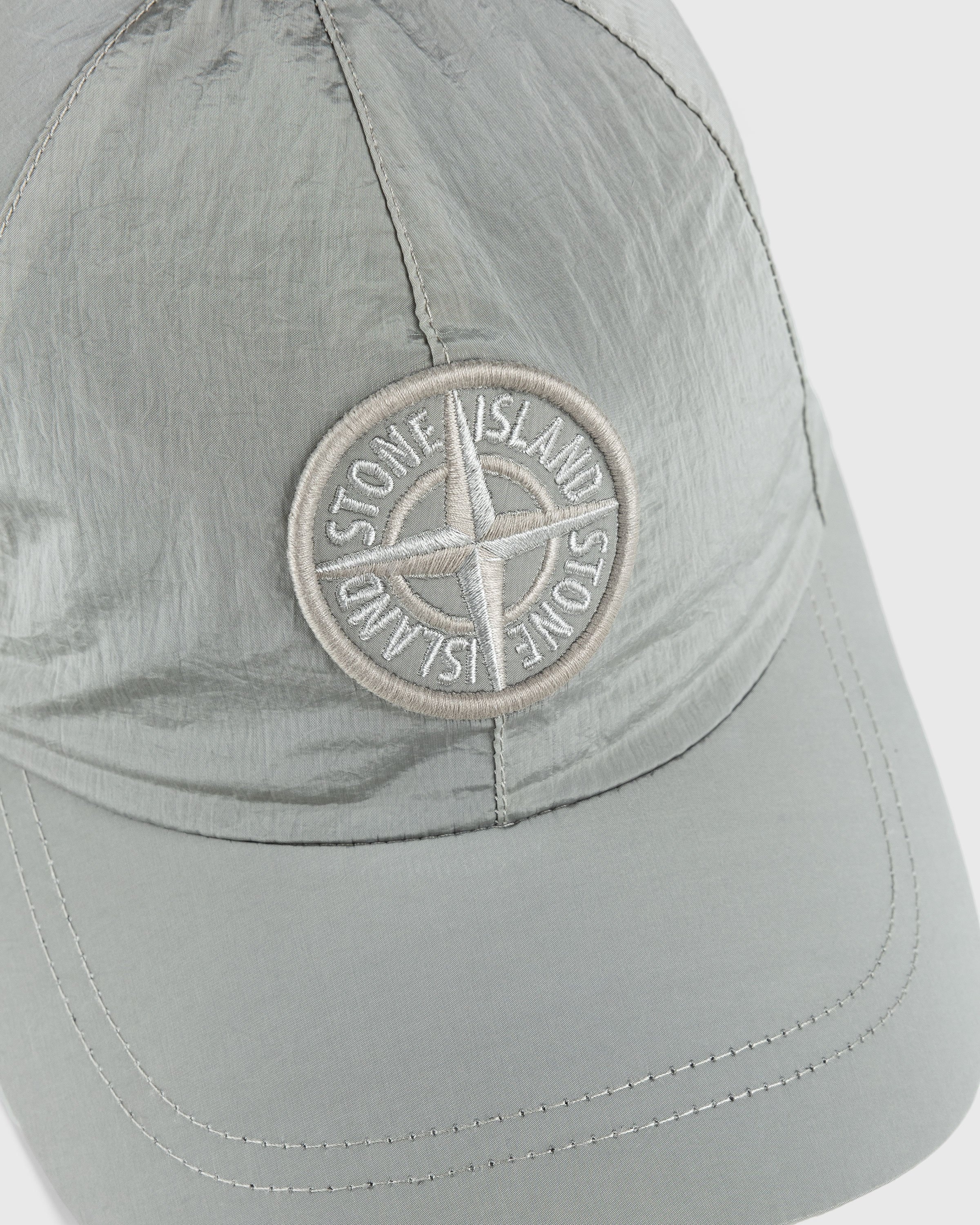 Stone Island – Six Panel Cap Plaster - Hats - White - Image 4