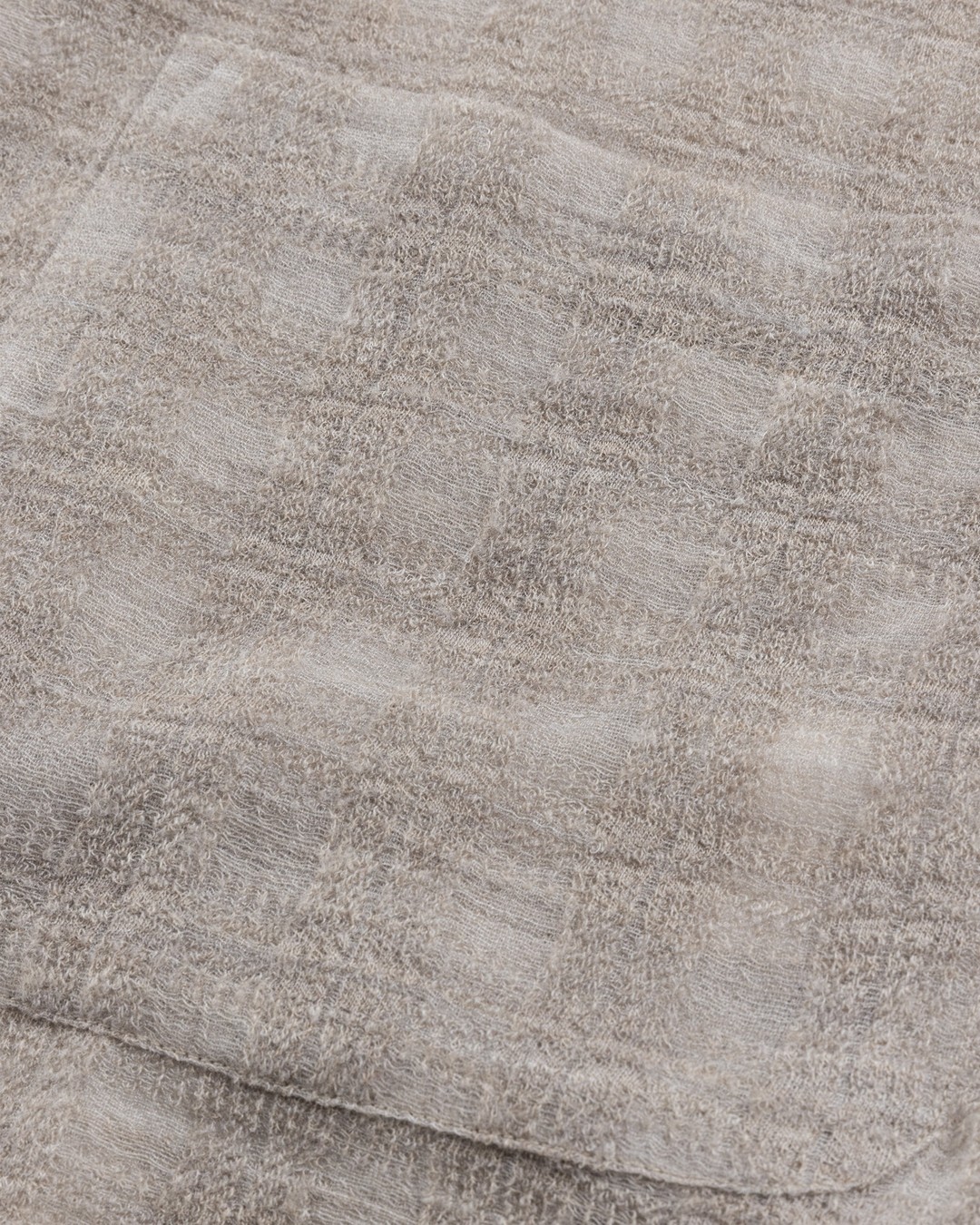 Our Legacy – Cardigan Grey Disintegration Check - Knitwear - Grey - Image 5