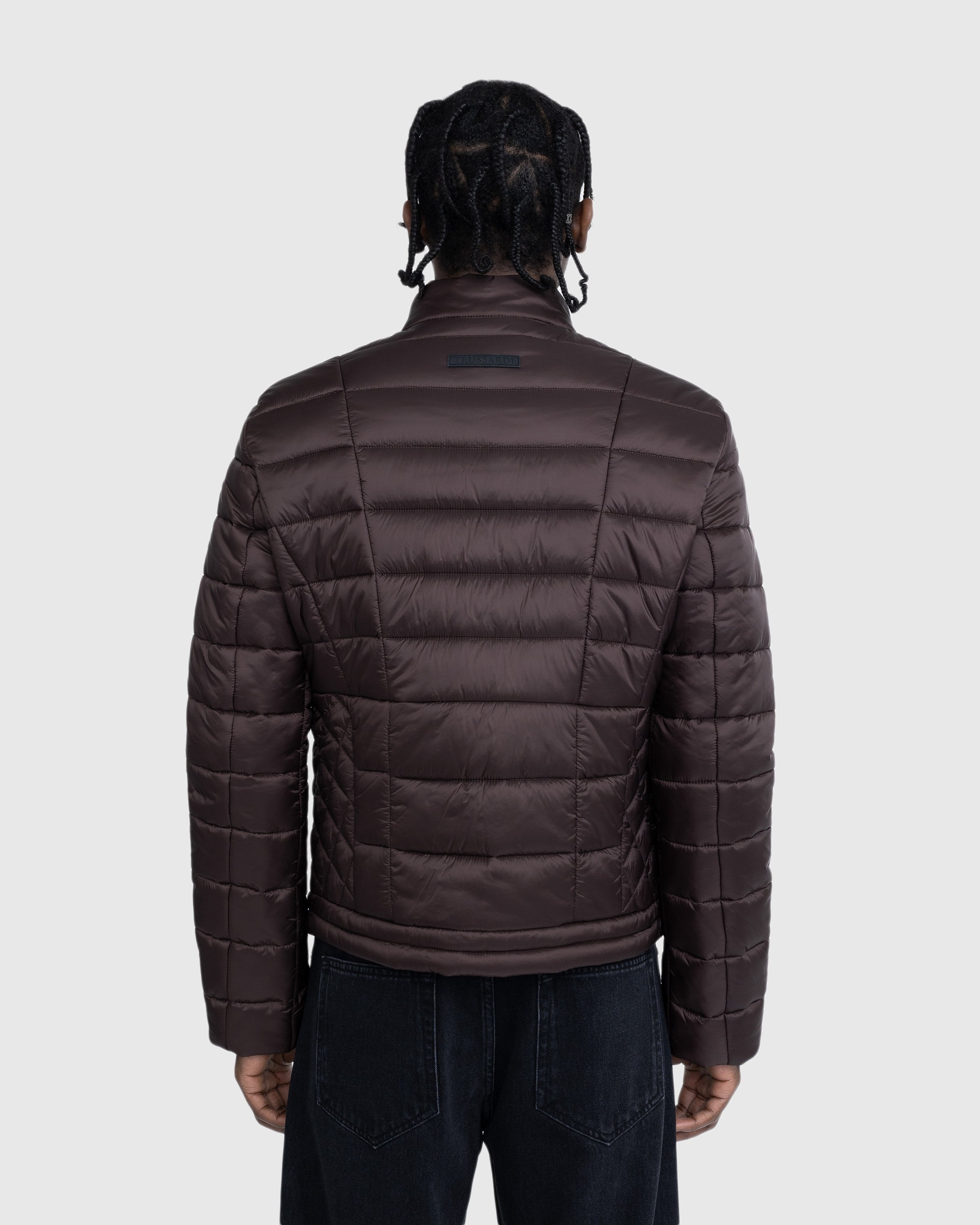 Trussardi – Quilted Jacket Matt Nylon - Outerwear - Green - Image 3