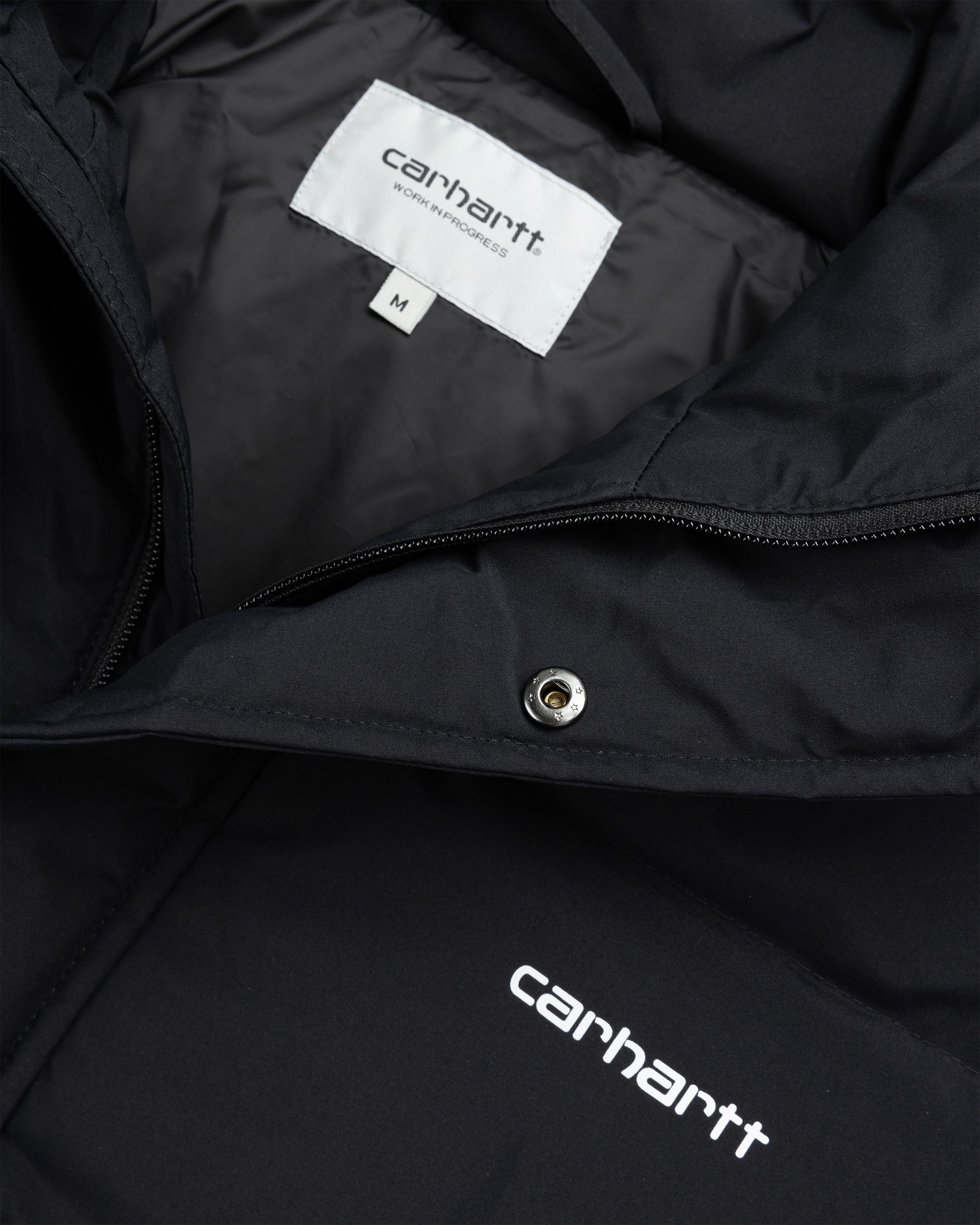 Carhartt hooded sail deals jacket black