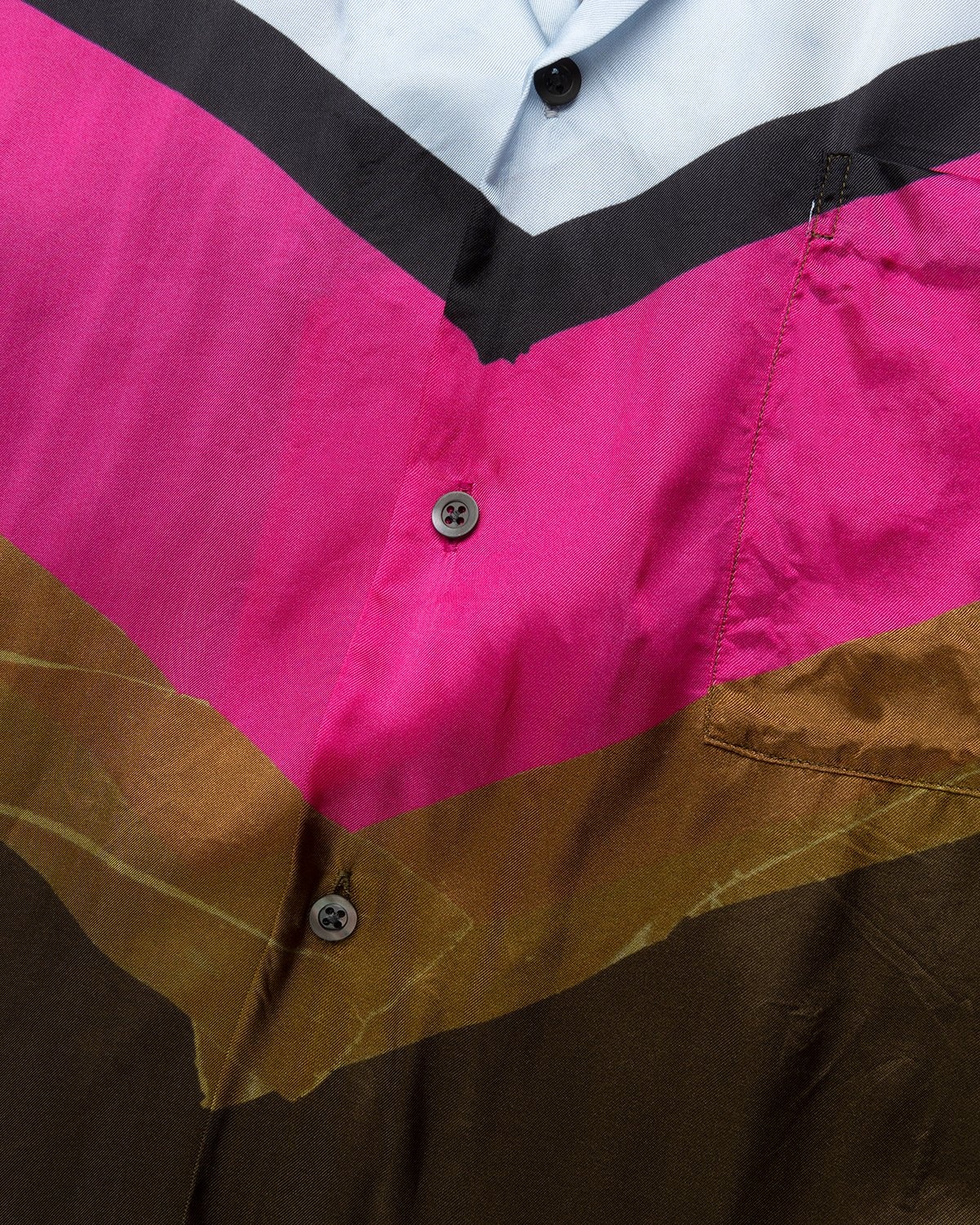 Dries van Noten – Carltone Shirt Khaki - Shirts - Green - Image 4