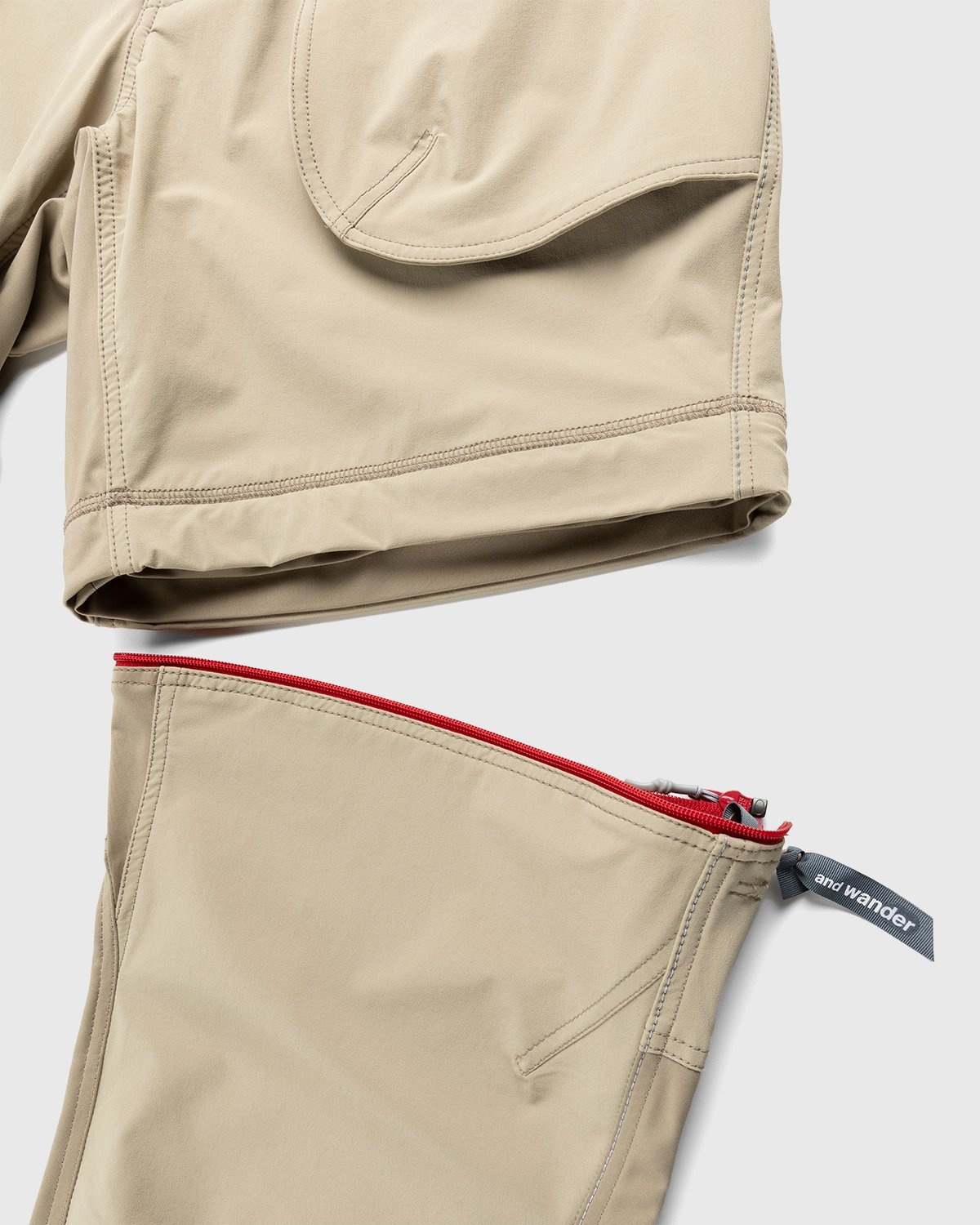 And Wander – Trek 2Way Pants Beige - Pants - Beige - Image 3