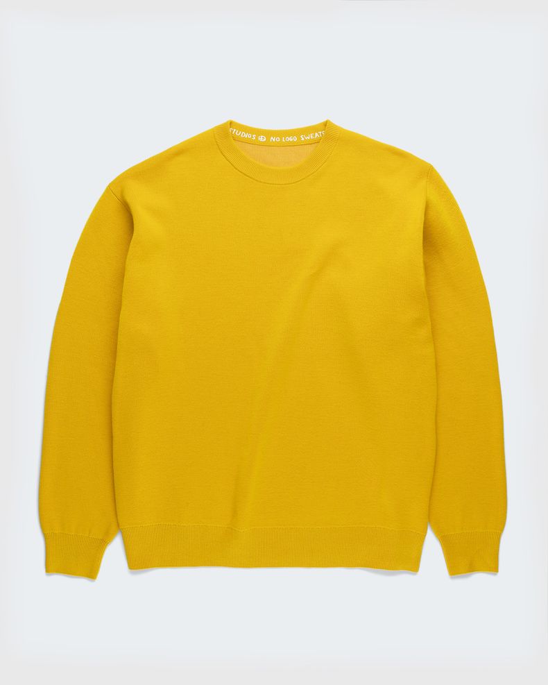 Acne Studios – Merino Wool Crewneck Sweater Yellow