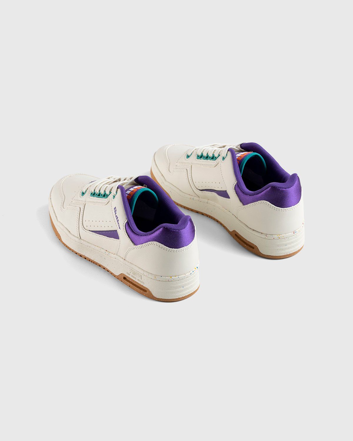 Puma x Butter Goods – Slipstream Lo Whisper White/Prism Violet/Navigate - Low Top Sneakers - Black - Image 4