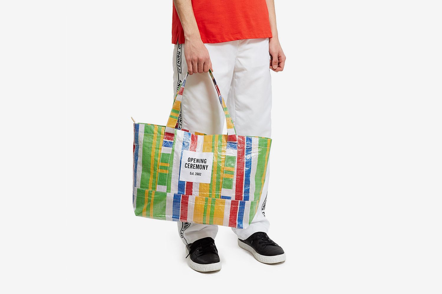 Striped Tote Bag Medium