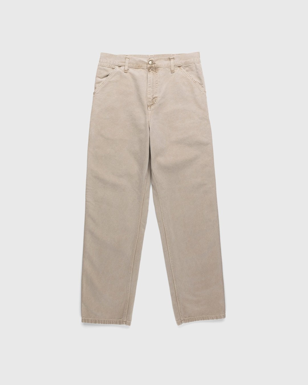 single knee pant man hamilton brown in cotton - CARHARTT WIP - d — 2