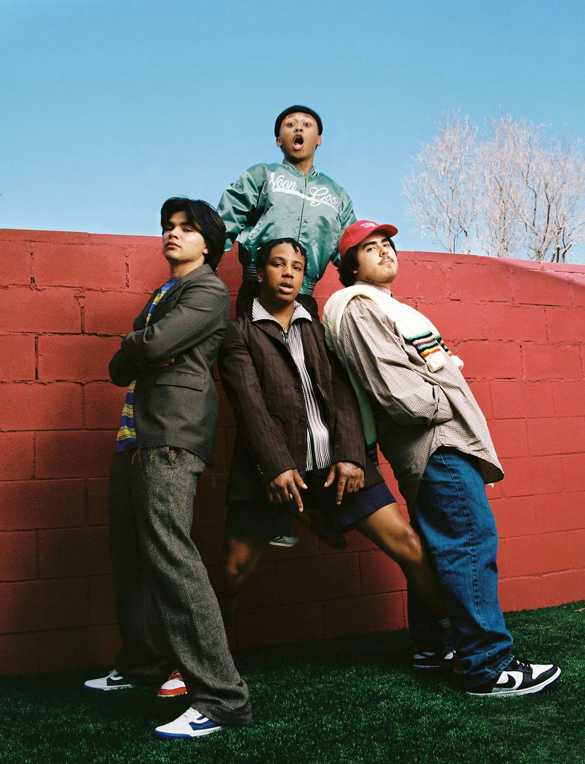 Look 1, L-R, Ivan, Baby, Jody, Manny