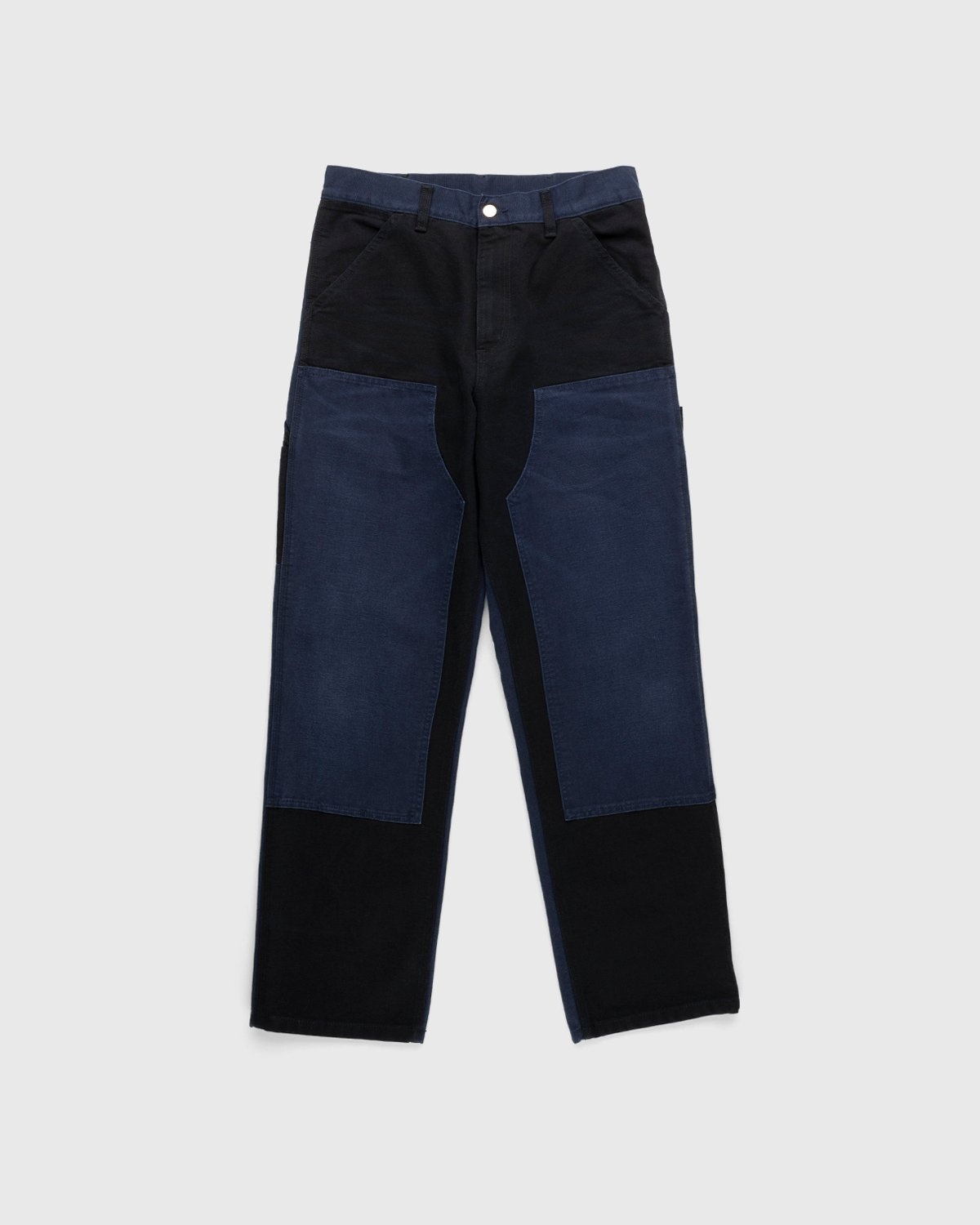 Carhartt WIP – Double Knee Pant Dark Navy - Pants - Blue - Image 1
