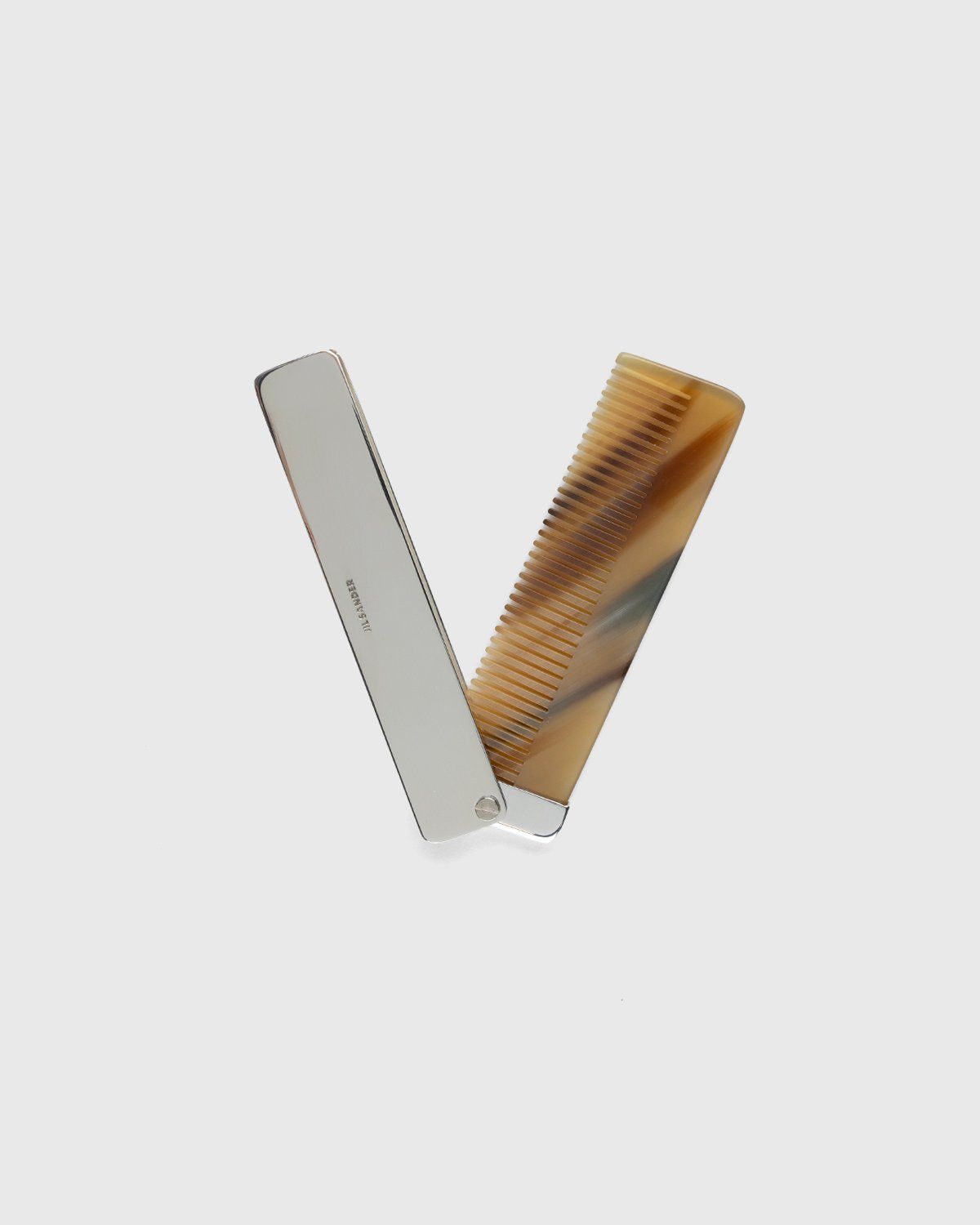 Jil Sander – Pocket Comb Case Silver - Hair - Silver - Image 1