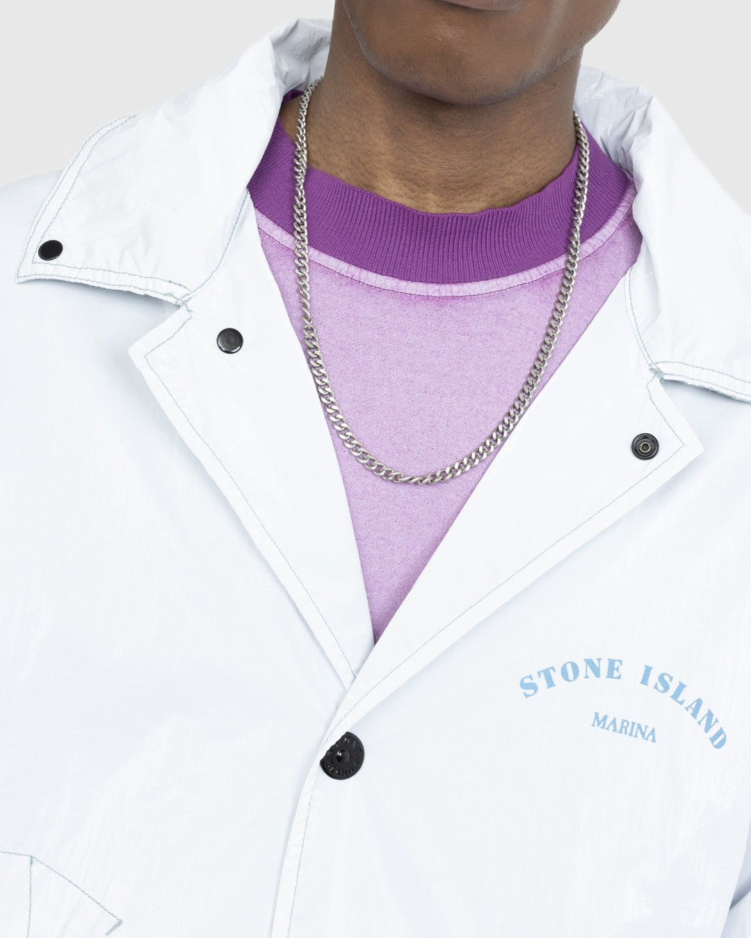 Stone Island – Giubbotto C-Capp Reversible Blue 7815432X1 - Outerwear - Blue - Image 5