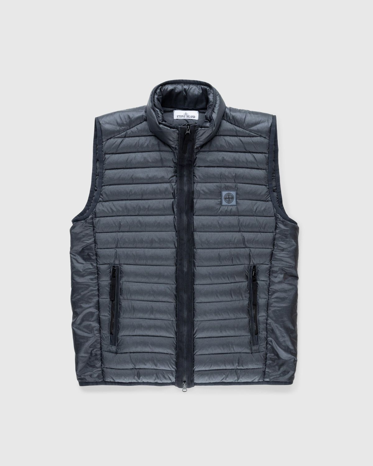 Stone Island – Recycled Nylon Down Vest Lead Grey | Highsnobiety Shop