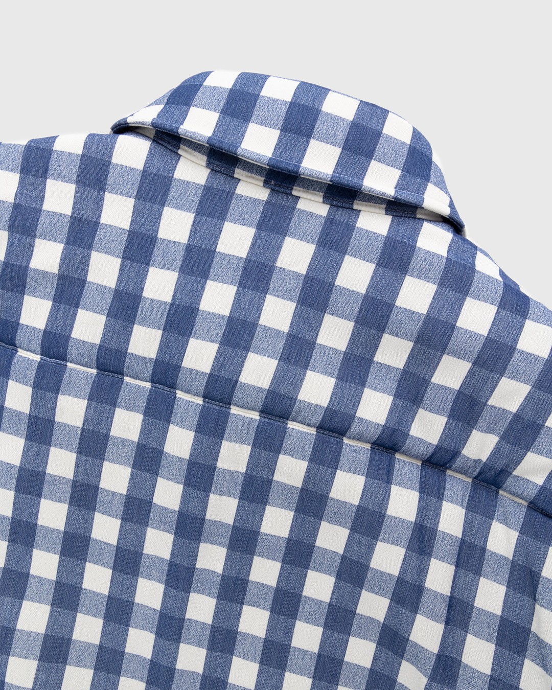 JACQUEMUS – La Chemise Boulanger Navy Checks - Shirts - Blue - Image 4