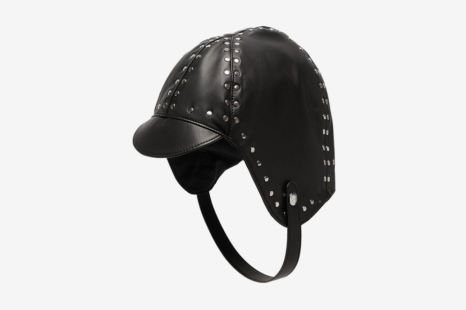 Studded Leather Driving Hat
