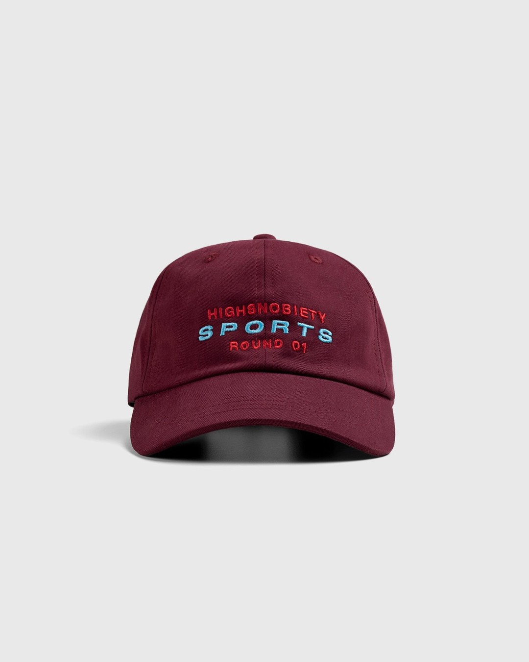 Highsnobiety – HS Sports Logo Cap Burgundy - Hats - Red - Image 2