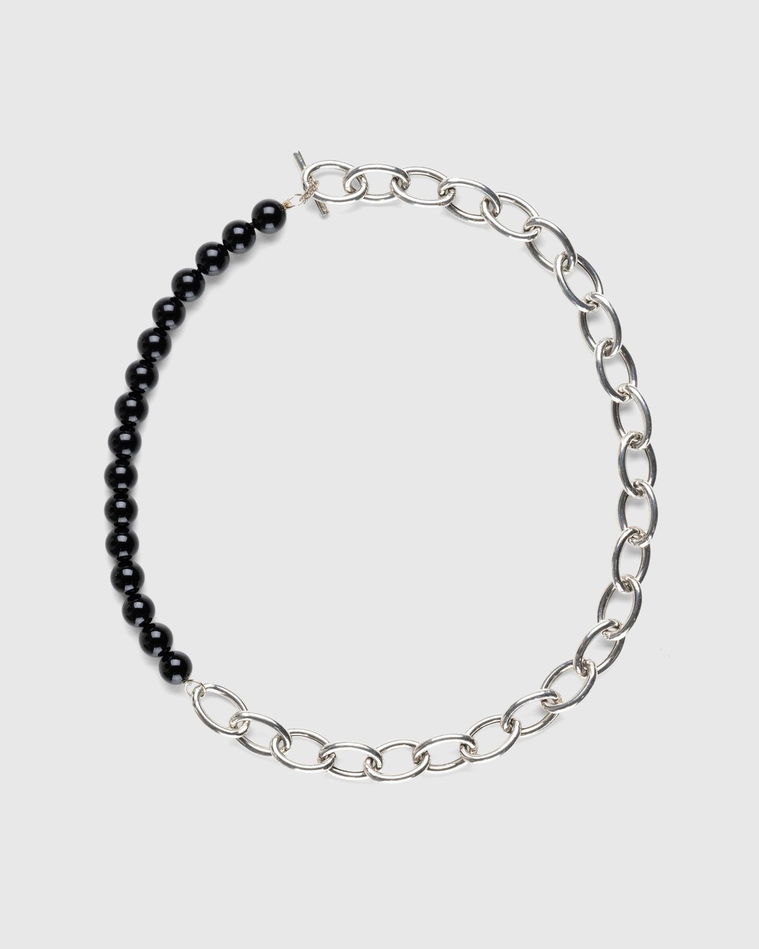 Jil Sander – Solidity Necklace 4 Silver/Black - Jewelry - Multi - Image 1