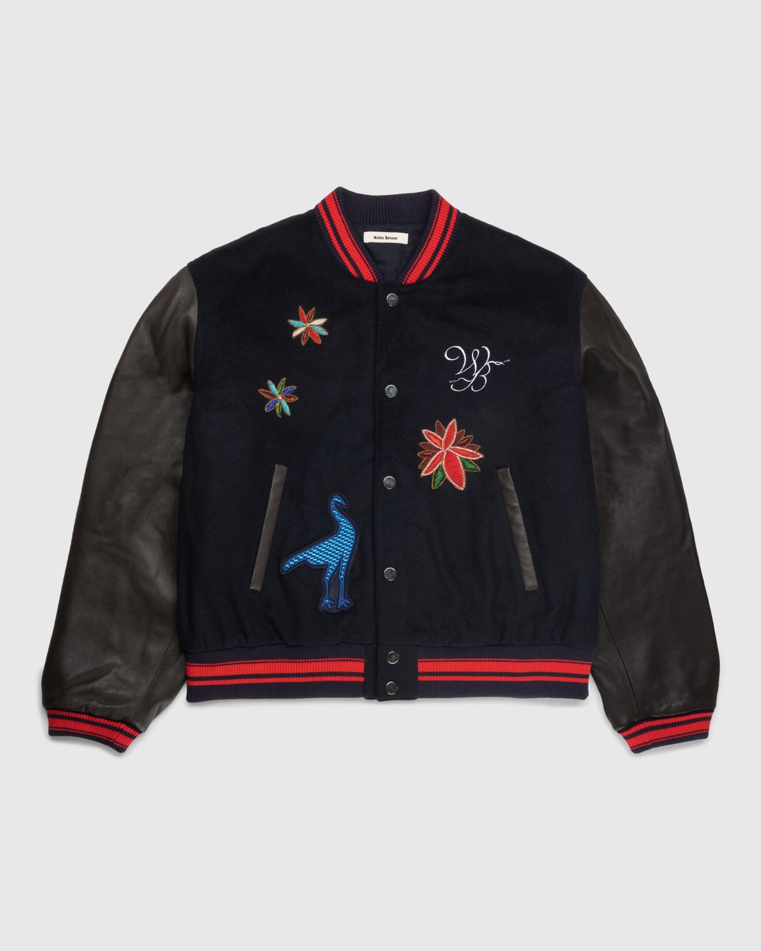Wales Bonner – Ascend Varsity Jacket - Outerwear - Brown - Image 1