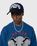 Kenzo – Long Peek Basketball Cap - Hats - Blue - Image 5
