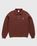 Highsnobiety – Zip Mock Neck Staples Fleece Brown