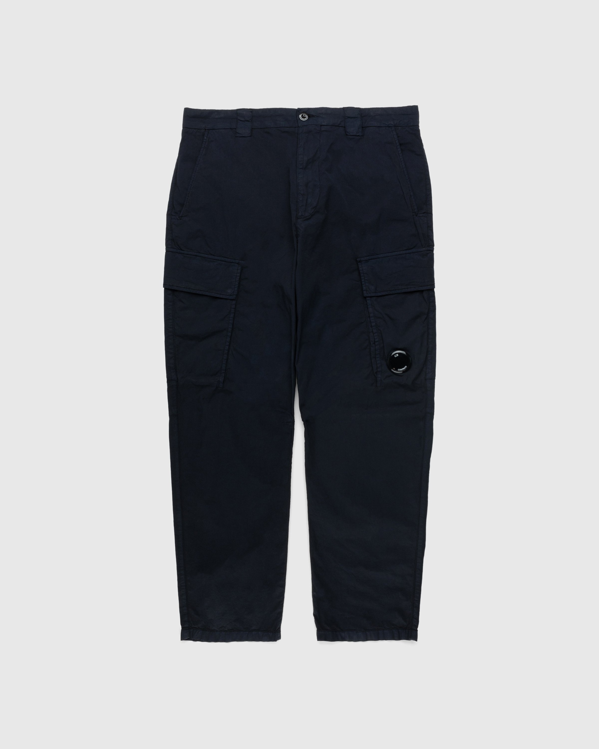 C.P. Company – Twill Stretch Cargo Pants Total Eclipse Blue - Pants - Blue - Image 1